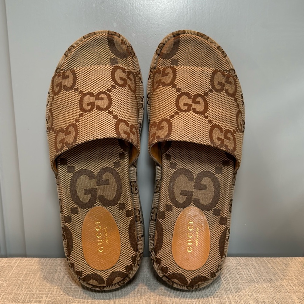 Gucci platform slides size 40